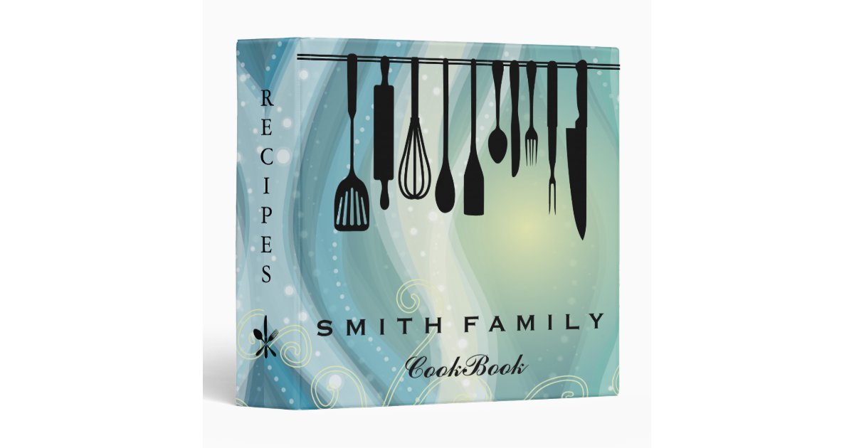 Family Recipes Personalized Recipe Book- 3 Ring
