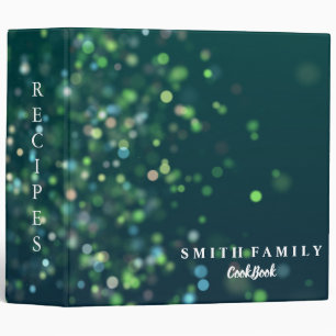 Personalized Family Recipe Cookbook 3 Ring Binder