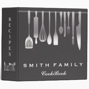 Personalized Family Recipe Cookbook 3 Ring Binder