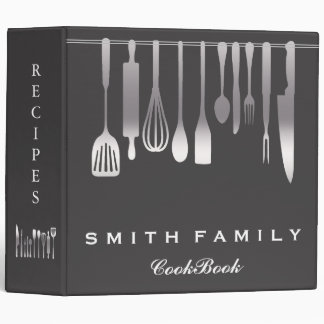 Personalized Family Recipe Cookbook 3 Ring Binder