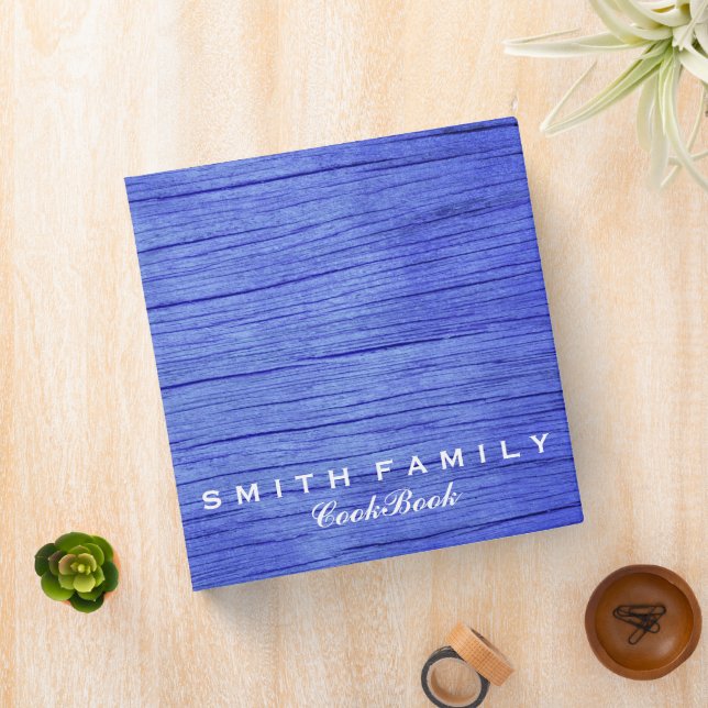 Personalized Family Recipe Cookbook 3 Ring Binder (In Situ)