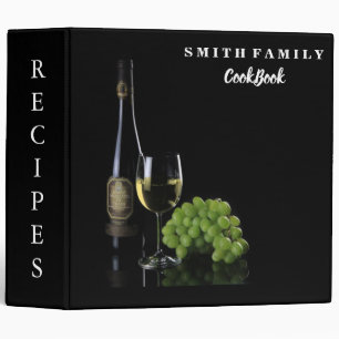 Personalized Family Recipe Cookbook 3 Ring Binder