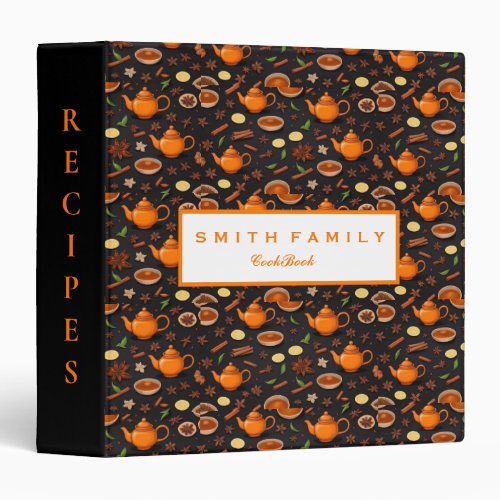 Personalized Family Recipe Cookbook 3 Ring Binder