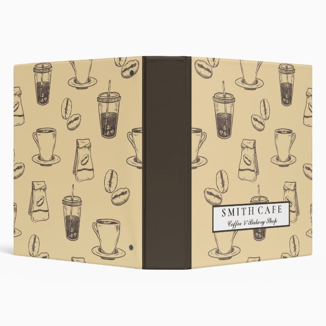 Personalized Family Recipe Cookbook 3 Ring Binder (Background)