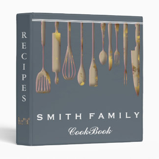 Personalized Family Recipe Cookbook 3 Ring Binder