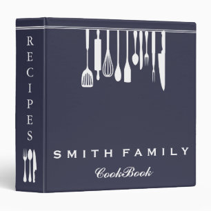 Personalized Family Recipe Cookbook Binder