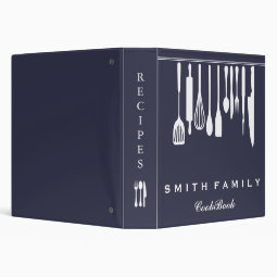 Personalized Family Recipe Cookbook Binder | Zazzle