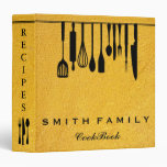 Personalized Family Recipe Cookbook Binder