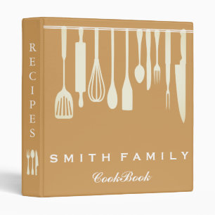 Personalized Family Recipe Cookbook Binder