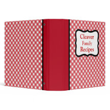 Personalized Family Recipe Cookbook Binder Gift