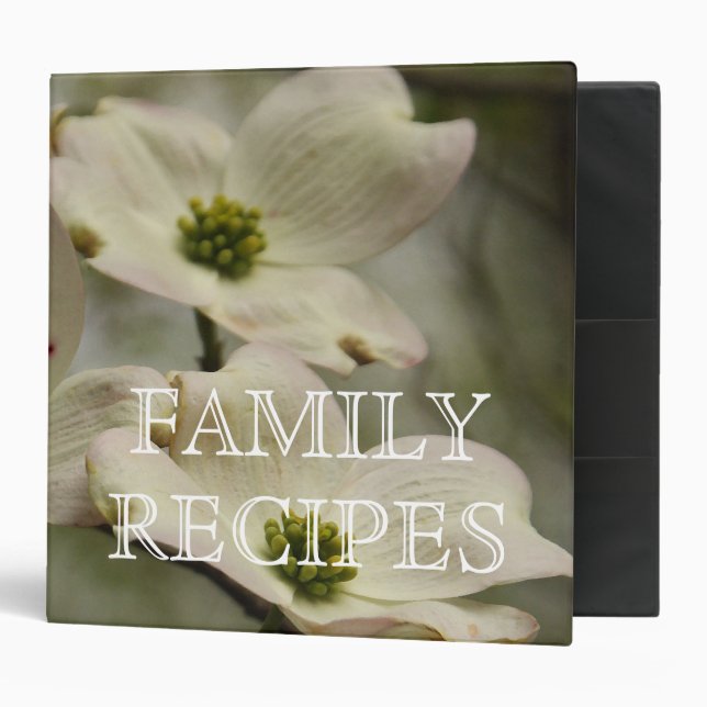 Personalized Family Recipes Binder (Front/Inside)