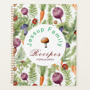 Personalized Family Recipes Binder, Recipe Book Planner