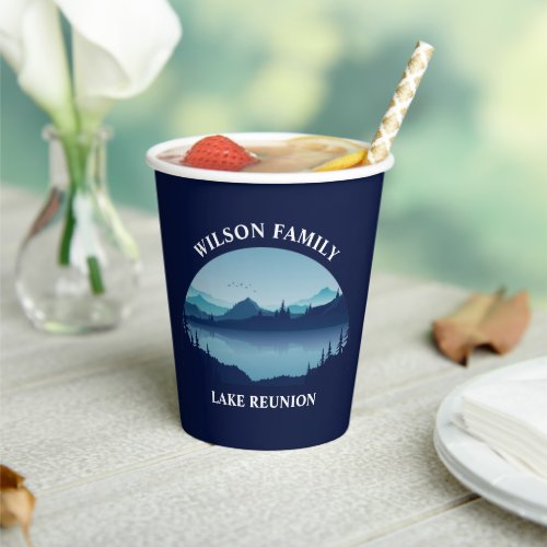 Personalized Family Reunion Blue Lake Vacation