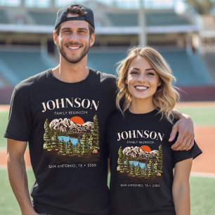 Personalized Family Reunion Camping Trip Matching T-Shirt