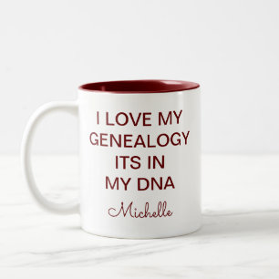 Personalized Family Reunion Cousins Keepsake Two-Tone Coffee Mug