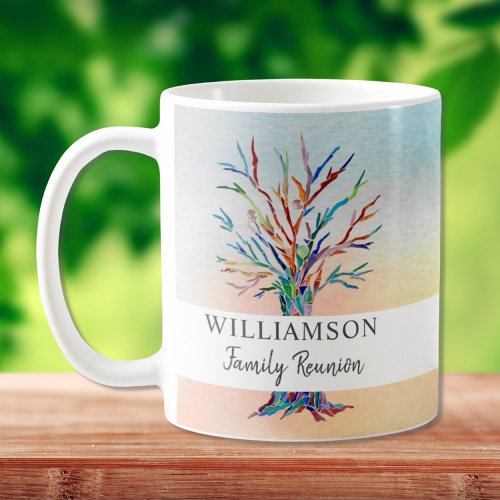 Personalized Family Reunion Family Tree Coffee Mug