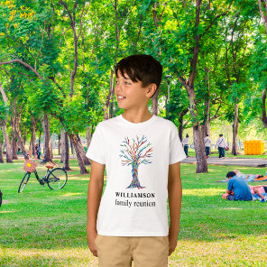 Personalized Family Reunion Family Tree  T-Shirt