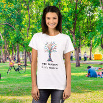 Personalized Family Reunion Family Tree  T-Shirt