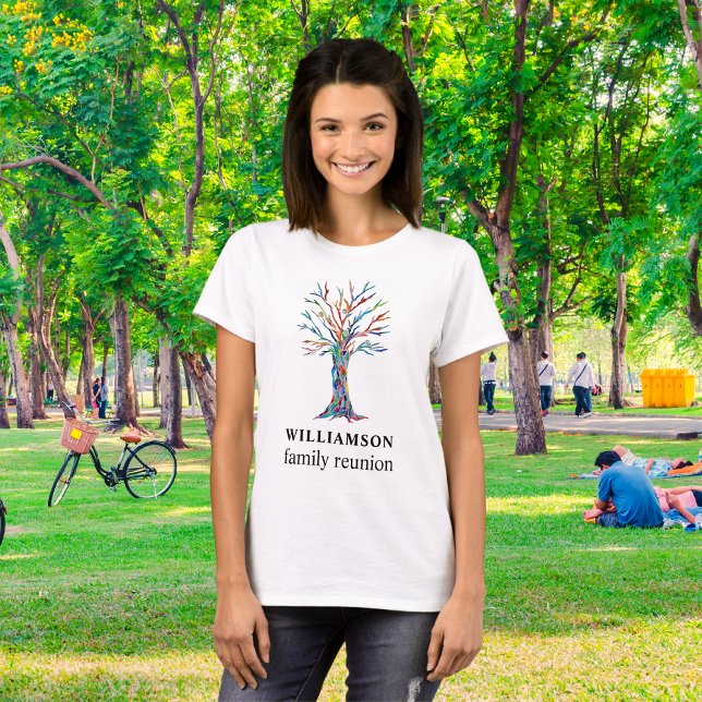 Personalized Family Reunion Family Tree  T-Shirt (Creator Uploaded)