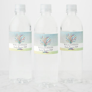 A Family Water Bottle Labels | Zazzle