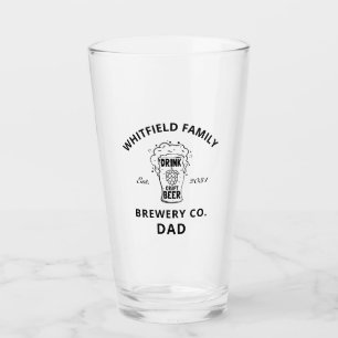 Personalized Family Reunion Fathers Day Custom Glass
