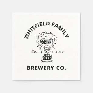 Personalized Family Reunion Fathers Day Custom Napkins