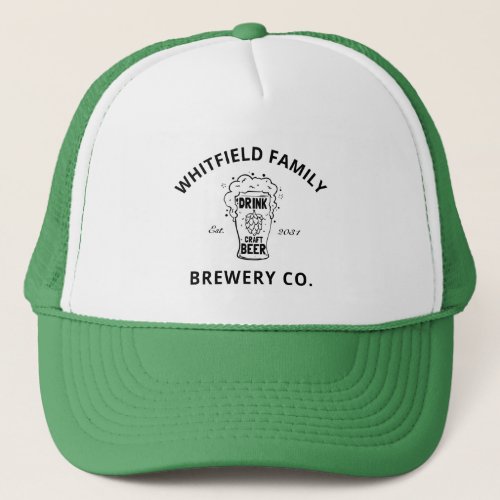 Personalized Family Reunion Fathers Day Custom Trucker Hat