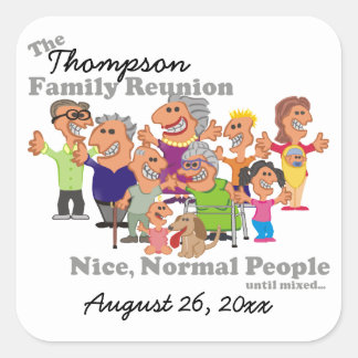  Family Reunion Cartoon Gifts on Zazzle