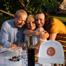 Personalized Family Reunion Leather Patch Cap