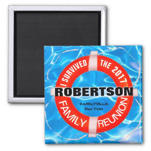 Personalized Family Reunion Magnet