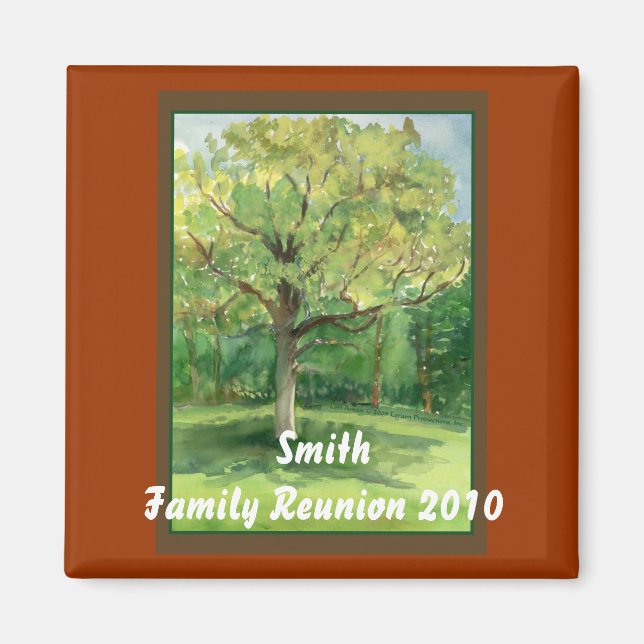 Personalized Family Reunion Magnet (Front)