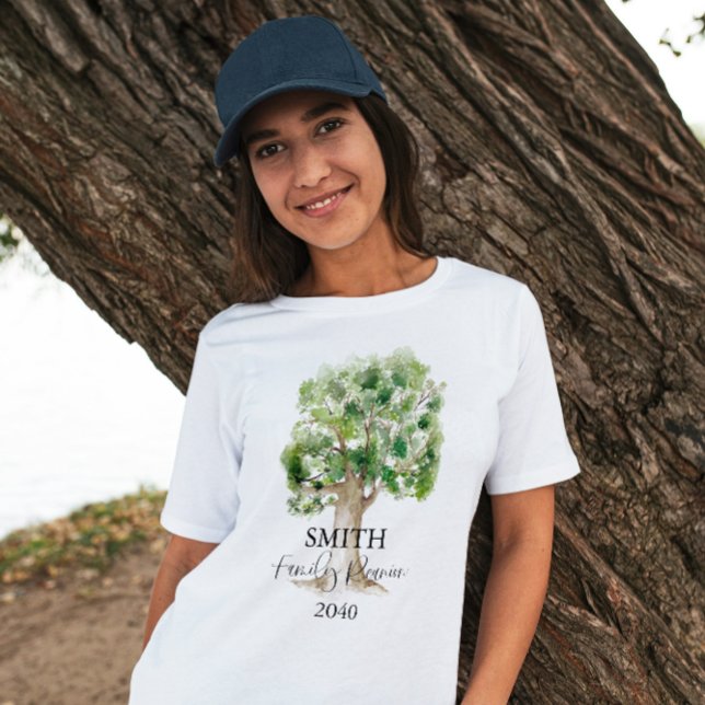 Personalized Family Reunion Tree Woman's T-Shirt (Creator Uploaded)