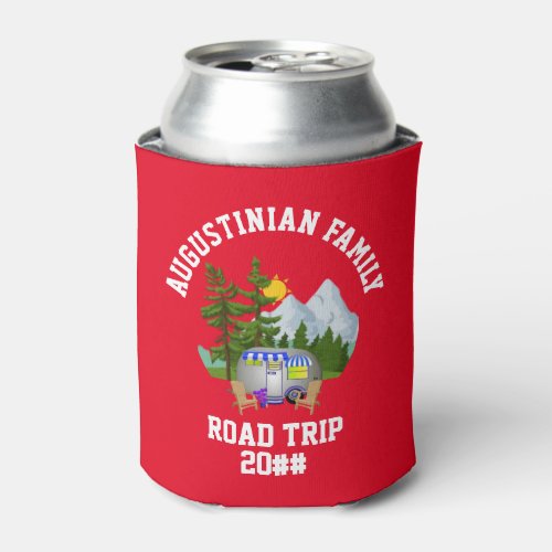 Personalized Family Road Trip Van Life Can Cooler