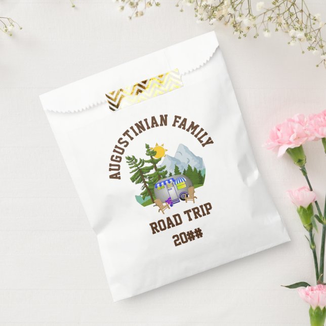 Personalized Family Road Trip Van Life Favor Bag (Sealed)