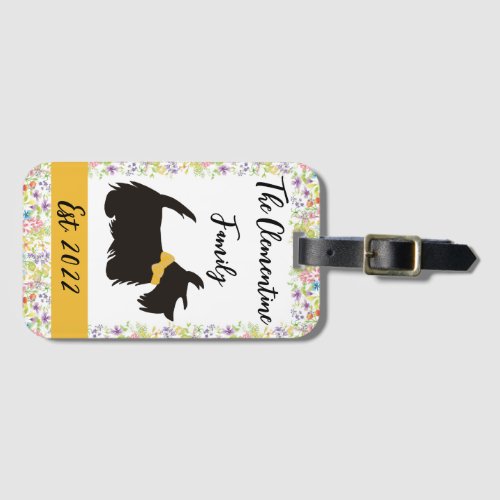 Personalized Family Scottie dog Luggage tag