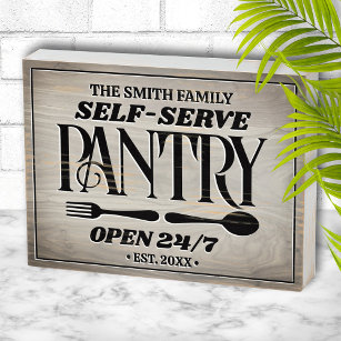 Personalized Pantry Sign, Funny Kitchen & Pantry Sign