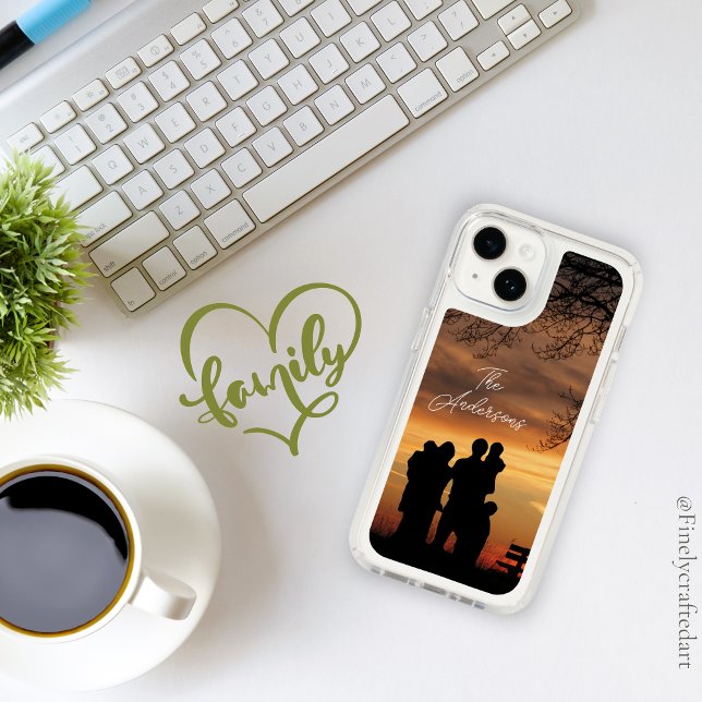 Personalized Family Souvenir Photo Custom Name Speck iPhone Case (Creator Uploaded)