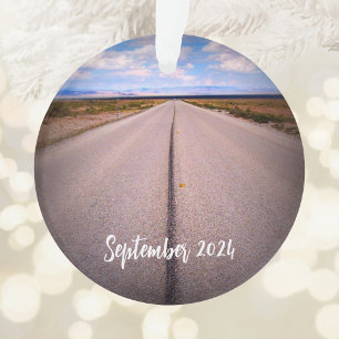 Personalized Family Summer Road Trip Photo Ornament