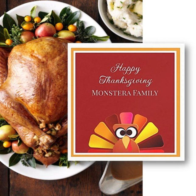 Personalized Family Thanksgiving Napkins (Creator Uploaded)