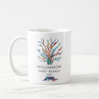 Personalized Family Tree Family Reunion Coffee Mug