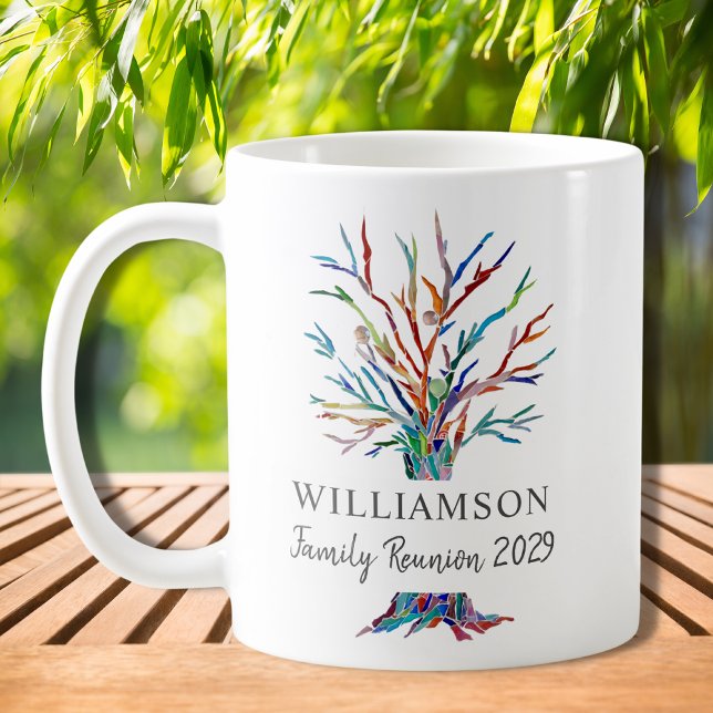 Personalized Family Tree Family Reunion Coffee Mug (Creator Uploaded)