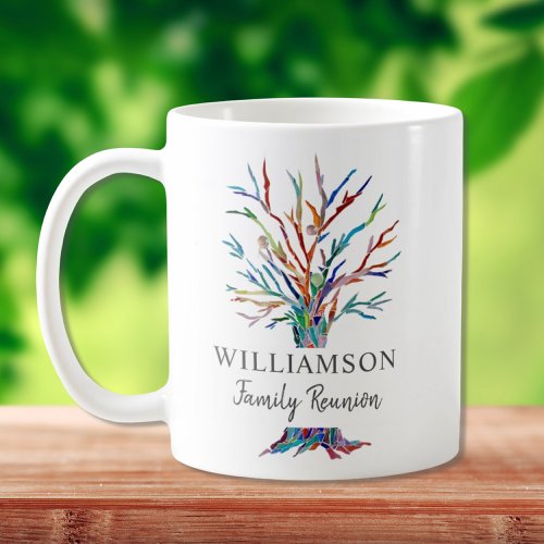Personalized Family Tree Family Reunion Coffee Mug