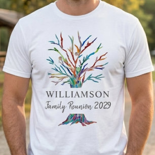 Personalized Family Tree Family Reunion T-Shirt