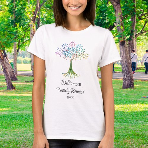 Personalized Family Tree Family Reunion T_Shirt