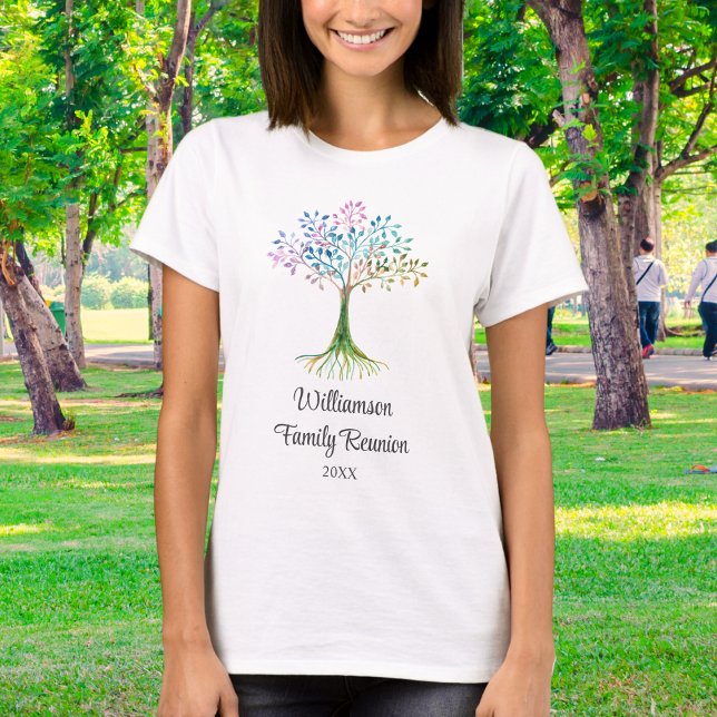 Personalized Family Tree Family Reunion T-Shirt (Creator Uploaded)