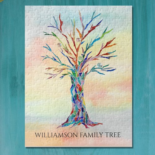 Personalized Family Tree  Jigsaw Puzzle