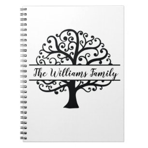 Personalized Family Tree Notebook