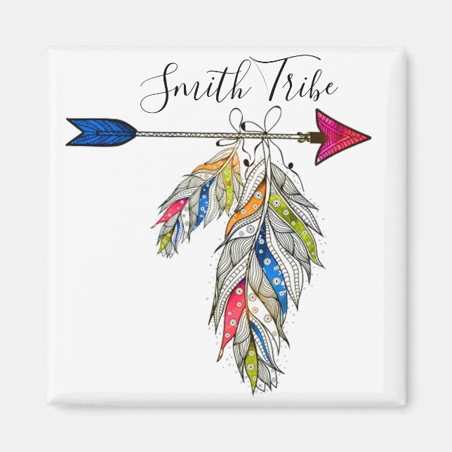 Personalized family tribe   magnet (Front)