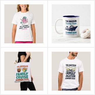 Personalized Family Vacation Beach Holiday Gifts