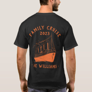 Personalized Family Vacation Cruise Ship Trip T-Shirt